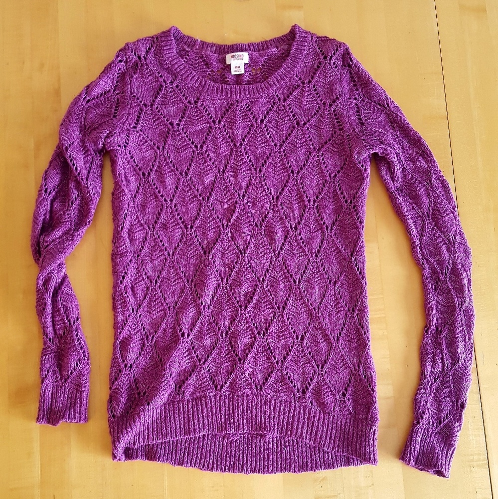Cozy purple sweater
